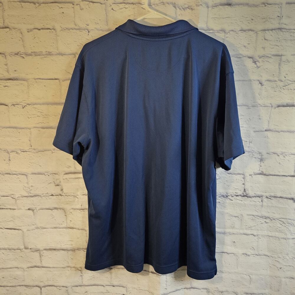 Columbia Omni-Wick Polo Shirt Mens XXL Blue Short Sleeve - Picture 3 of 5